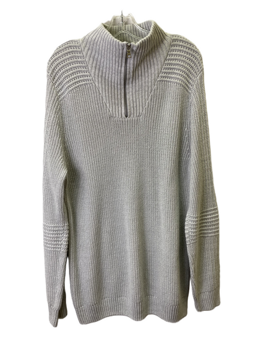 Sweater By Inc In Grey, Size: 1x