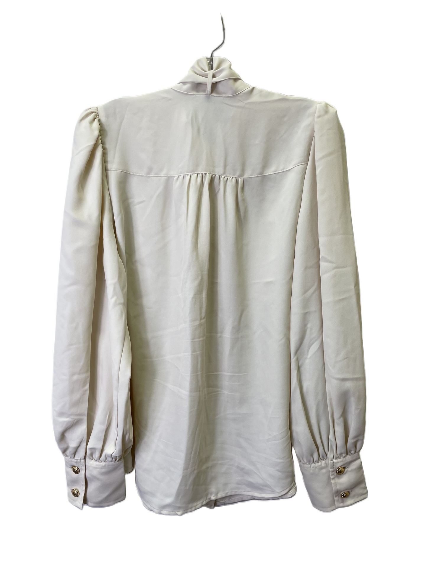 Top Long Sleeve By Express In Cream, Size: L