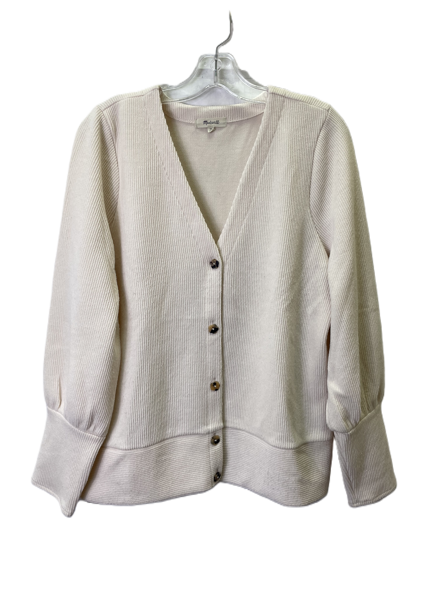 Sweater Cardigan By Madewell In Cream, Size: Xl