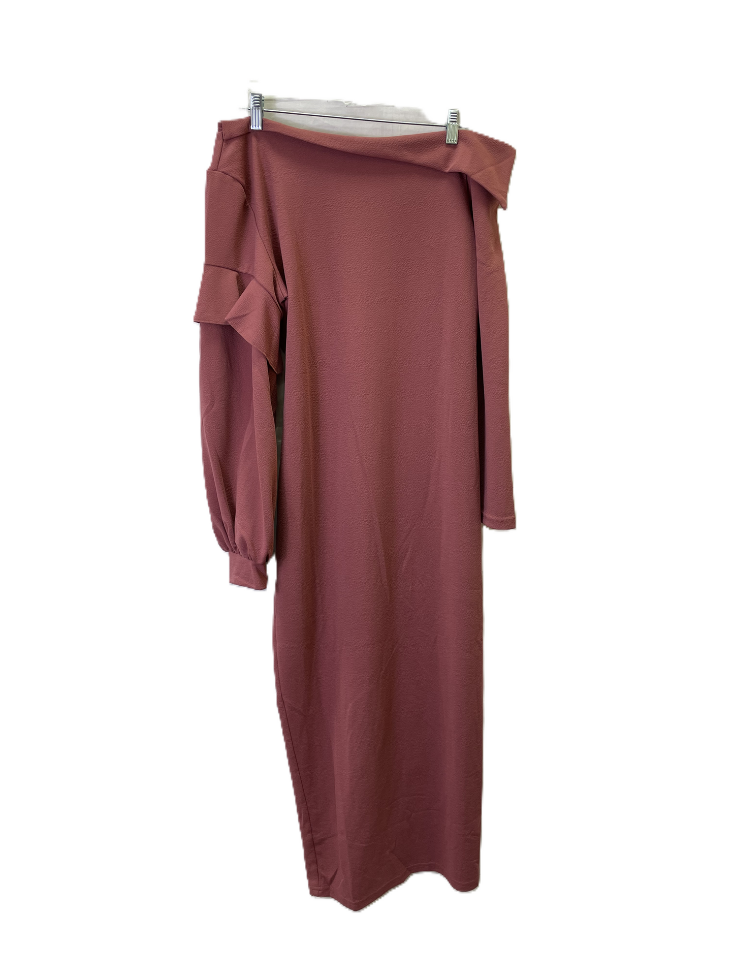 Dress Casual Maxi By Shein In Pink, Size: Xl