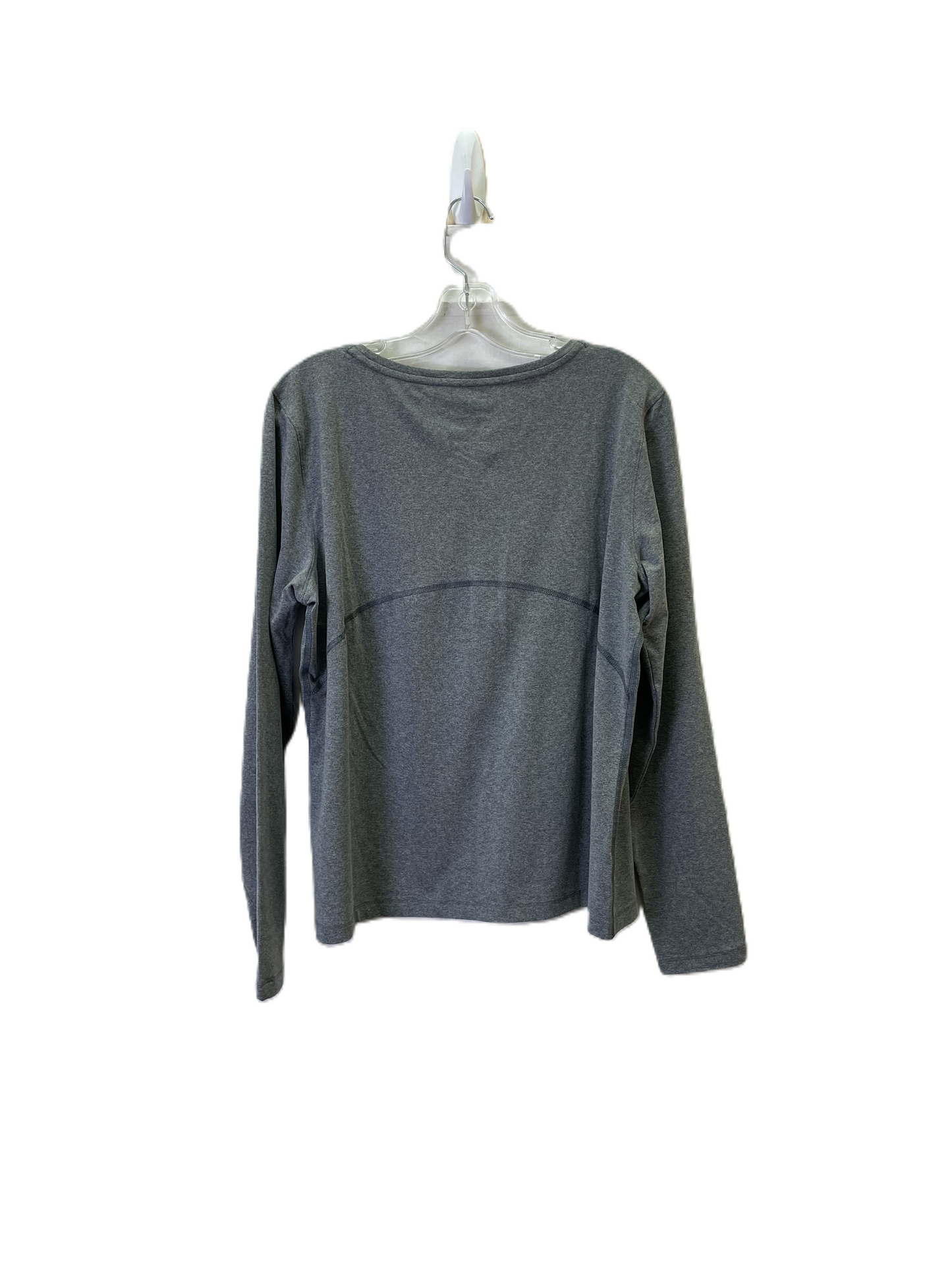 Athletic Top Long Sleeve Crewneck By All In Motion In Grey, Size: L