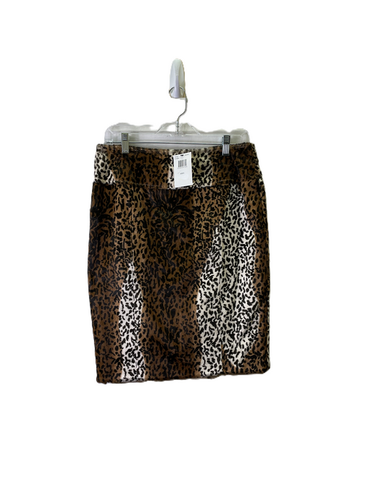 Skirt Mini & Short By Saks Fifth Avenue In Animal Print, Size: 6