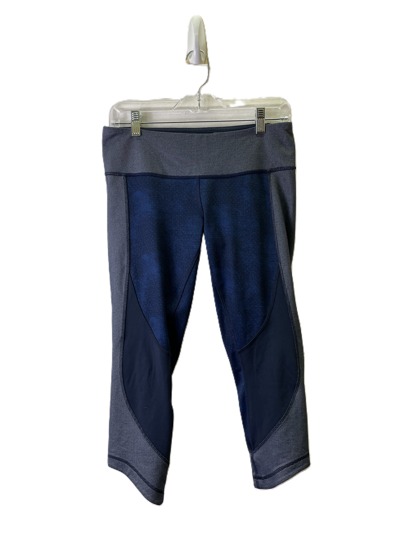 Athletic Capris By Lululemon In Blue, Size: M