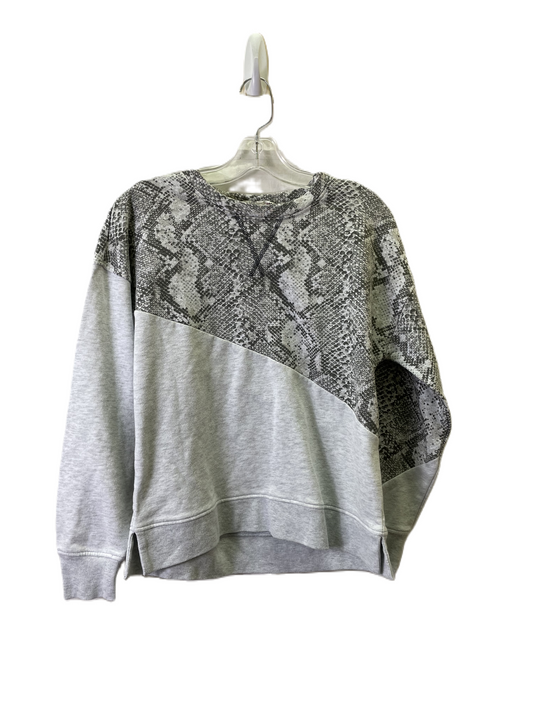 Sweatshirt Crewneck By Pink Rose In Snakeskin Print, Size: S