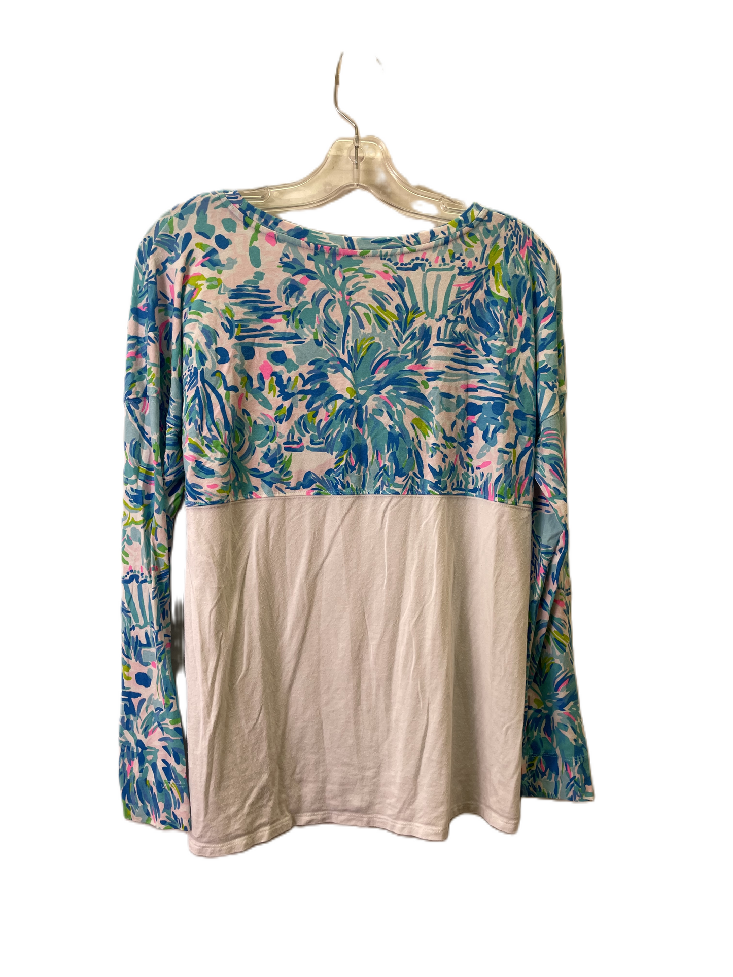 Top Long Sleeve Designer By Lilly Pulitzer In Blue, Size: Xs