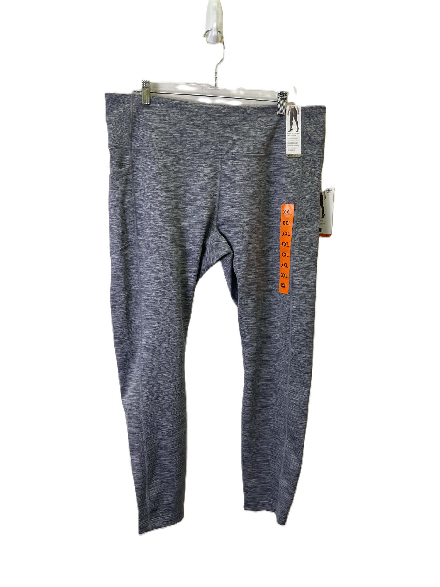 Athletic Pants By Mondetta In Grey, Size: 1x