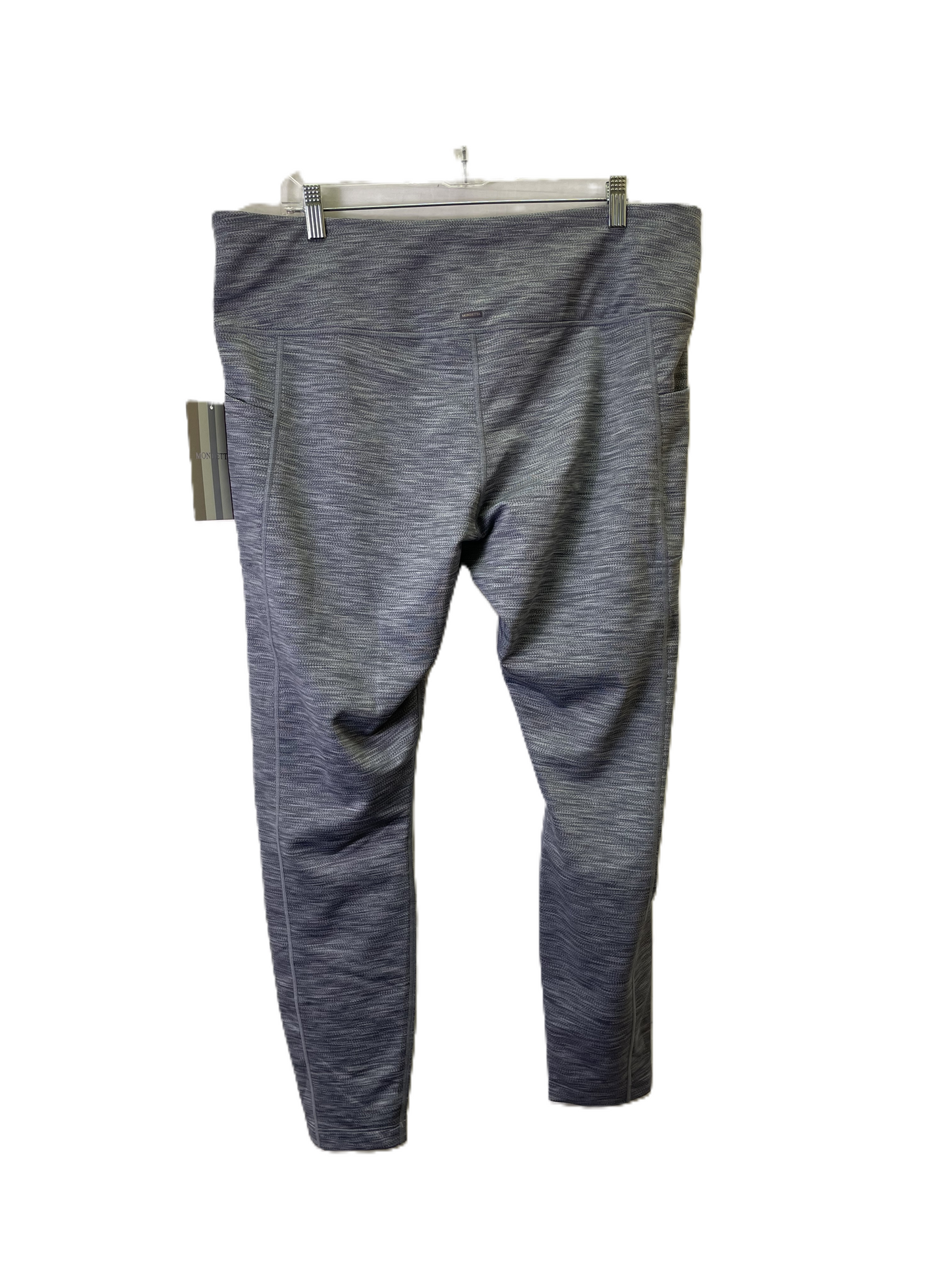 Athletic Pants By Mondetta In Grey, Size: 1x