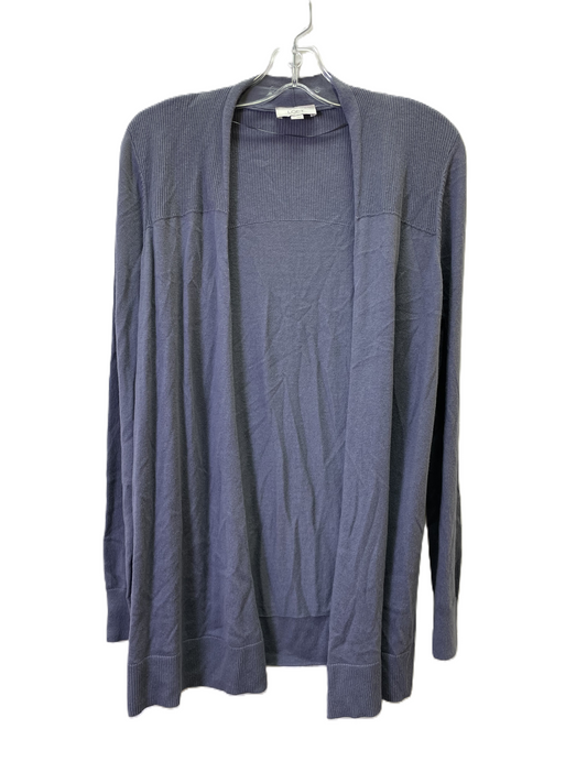 Sweater Cardigan By Loft In Blue, Size: M