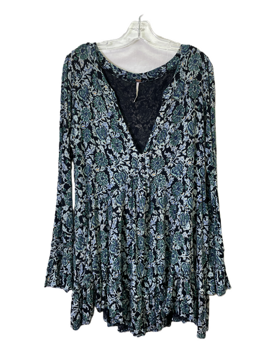 Top Long Sleeve By Free People In Blue, Size: M