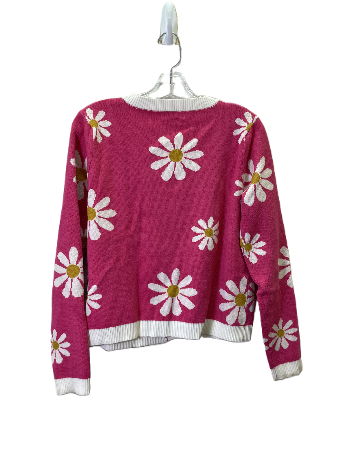 Sweater Cardigan By Umgee In Pink, Size: S