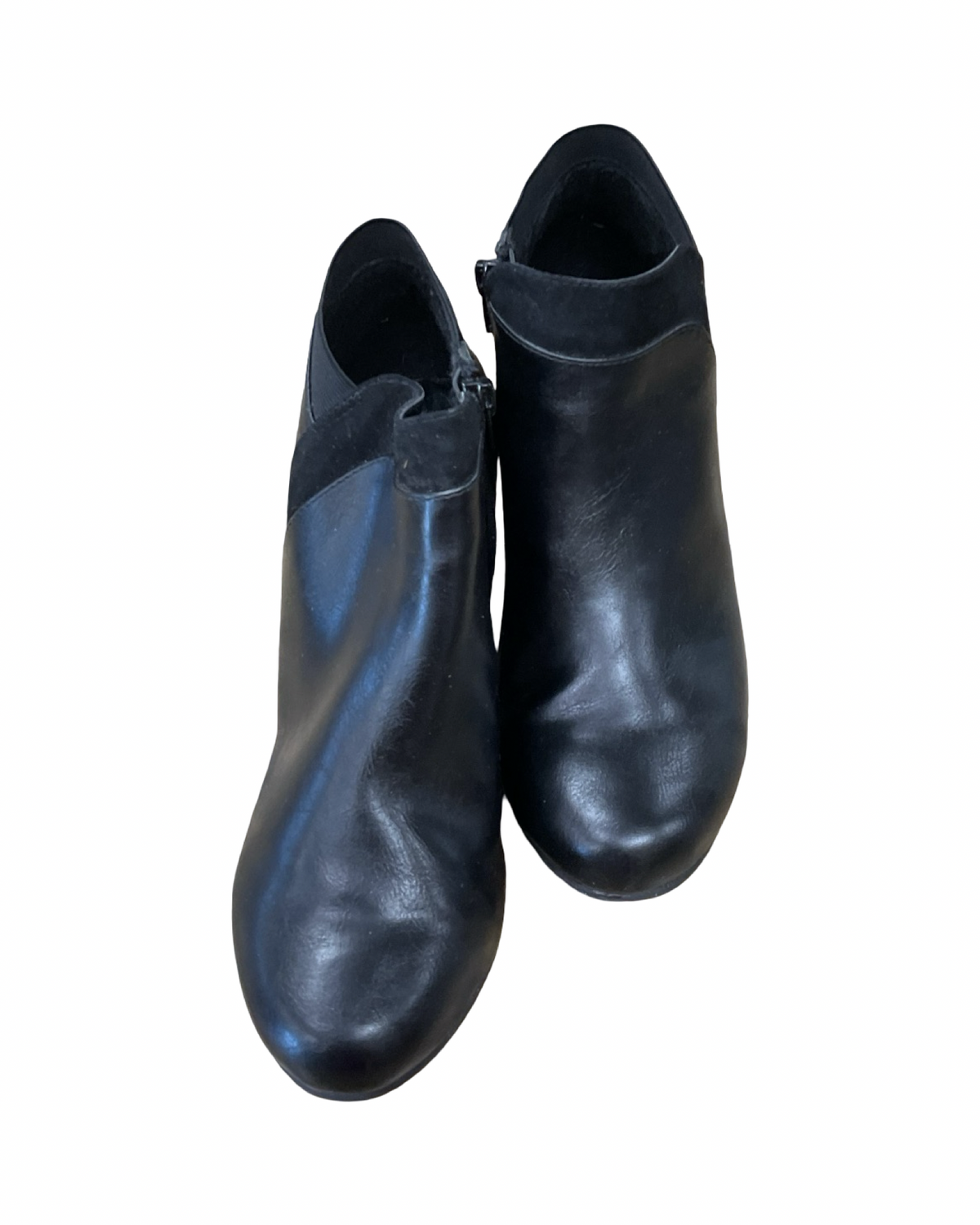 Boots Ankle Heels By Dexflex In Black, Size:7