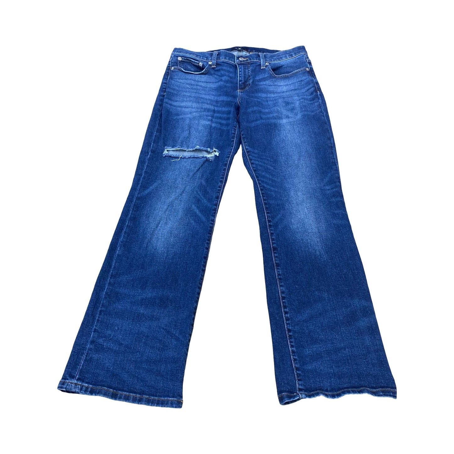 Jeans Boot Cut By Lucky Brand In Blue Denim, Size:12