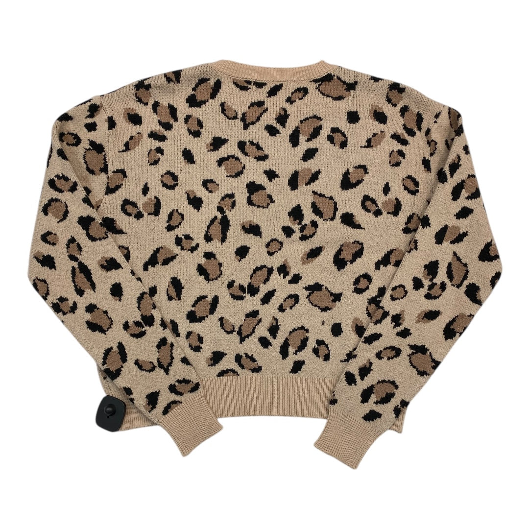 Sweater By Active Usa In Animal Print, Size:L