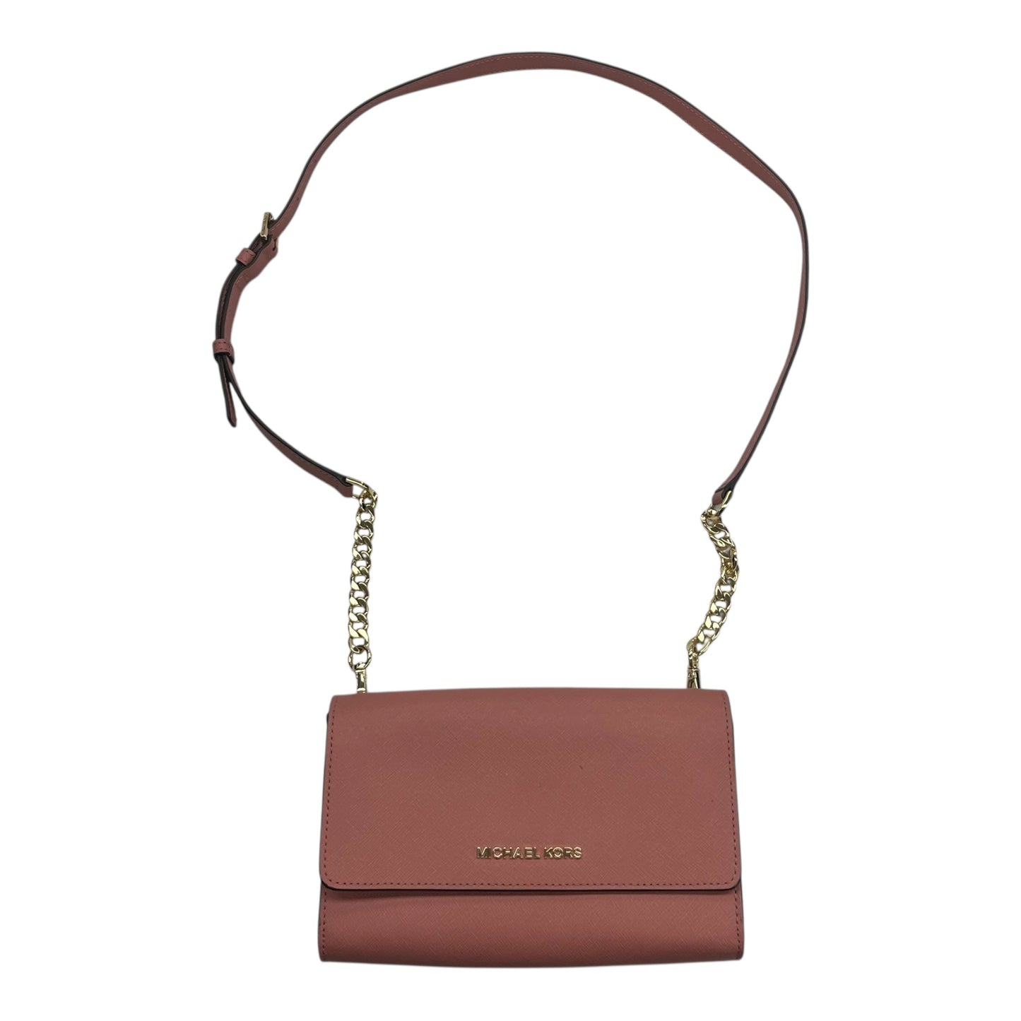 Crossbody Designer By Michael Kors In Pink, Size:Small