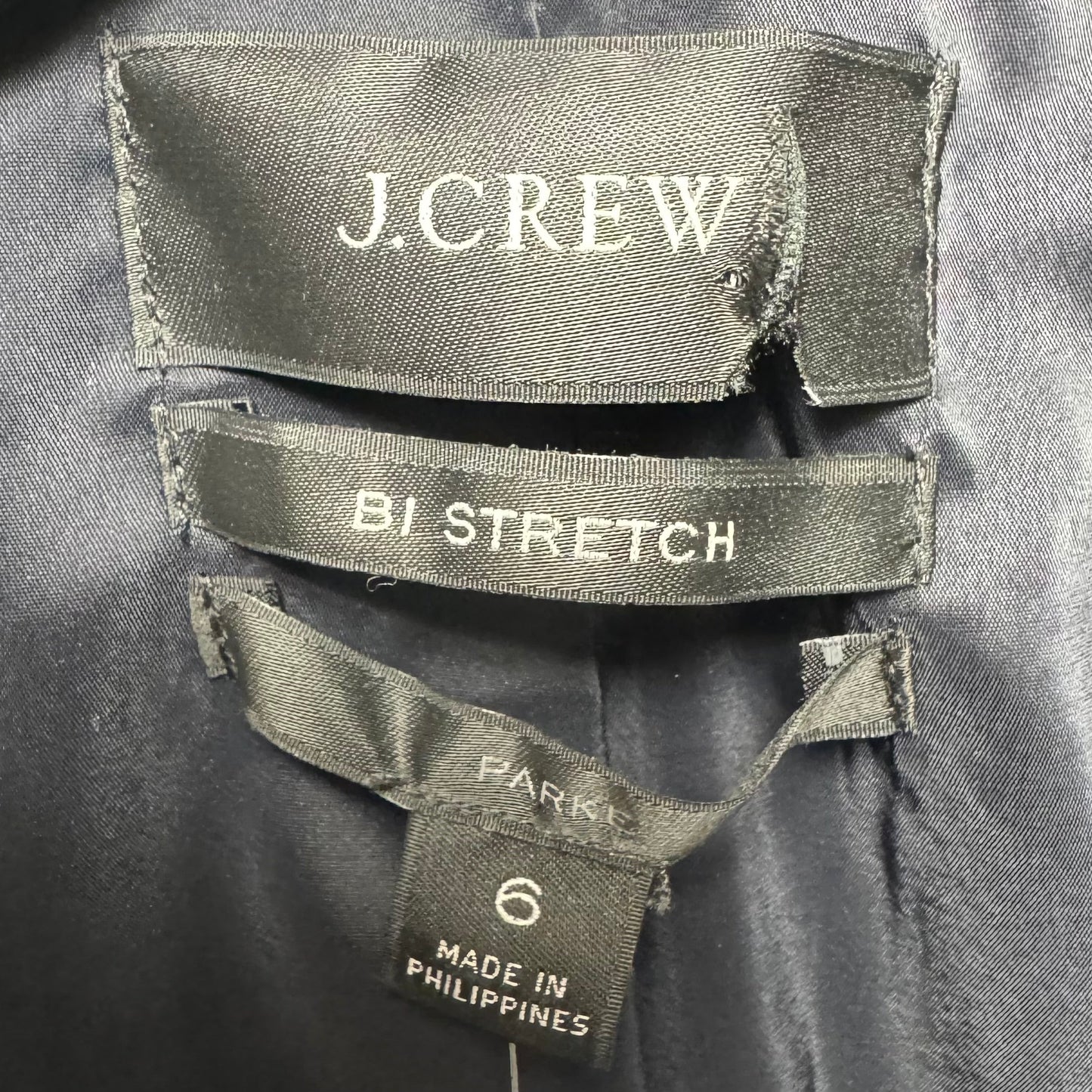 Bi Stretch Parke Blazer By J. Crew In Navy, Size: 6