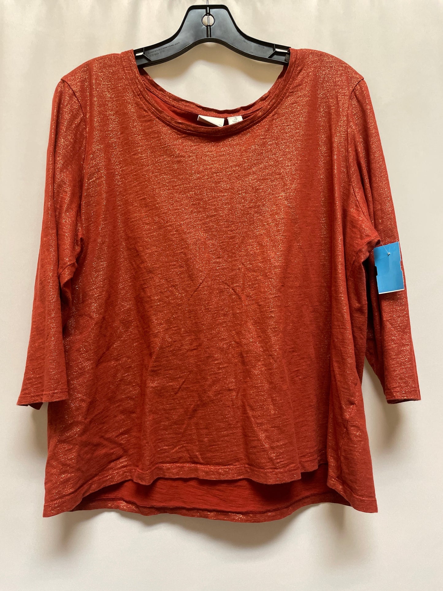 Top 3/4 Sleeve By Chicos  Size: Xl