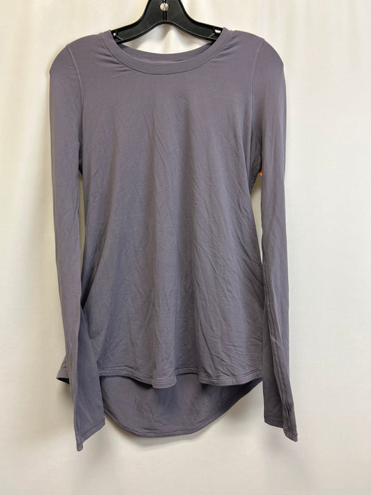 Athletic Top Long Sleeve Collar By Lululemon  Size: L