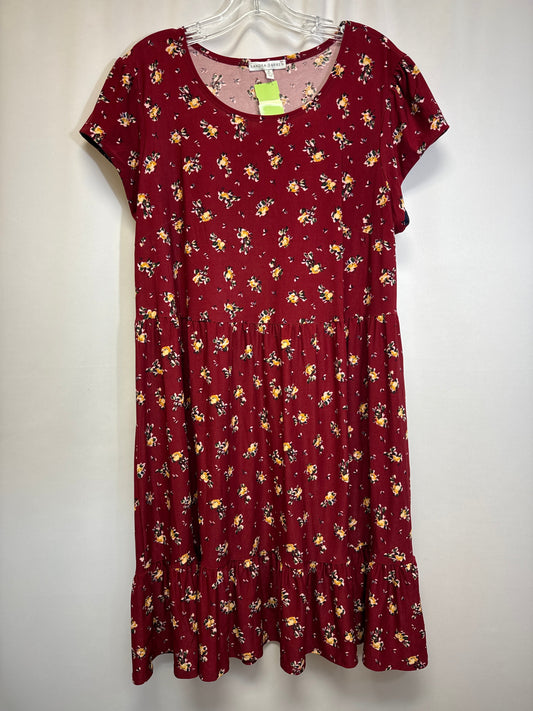 Dress Casual Midi By Sandra Darren  Size: Xl