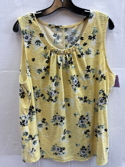 Top Sleeveless By Croft And Barrow  Size: 2x