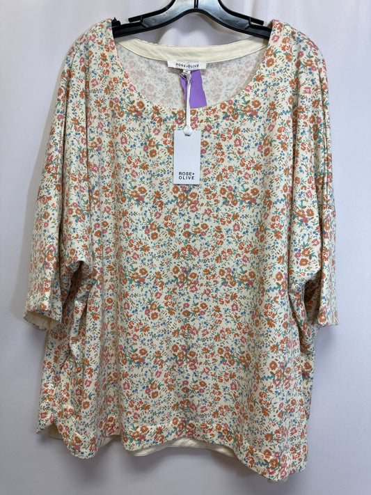 Top Short Sleeve By Rose And Olive  Size: 2x