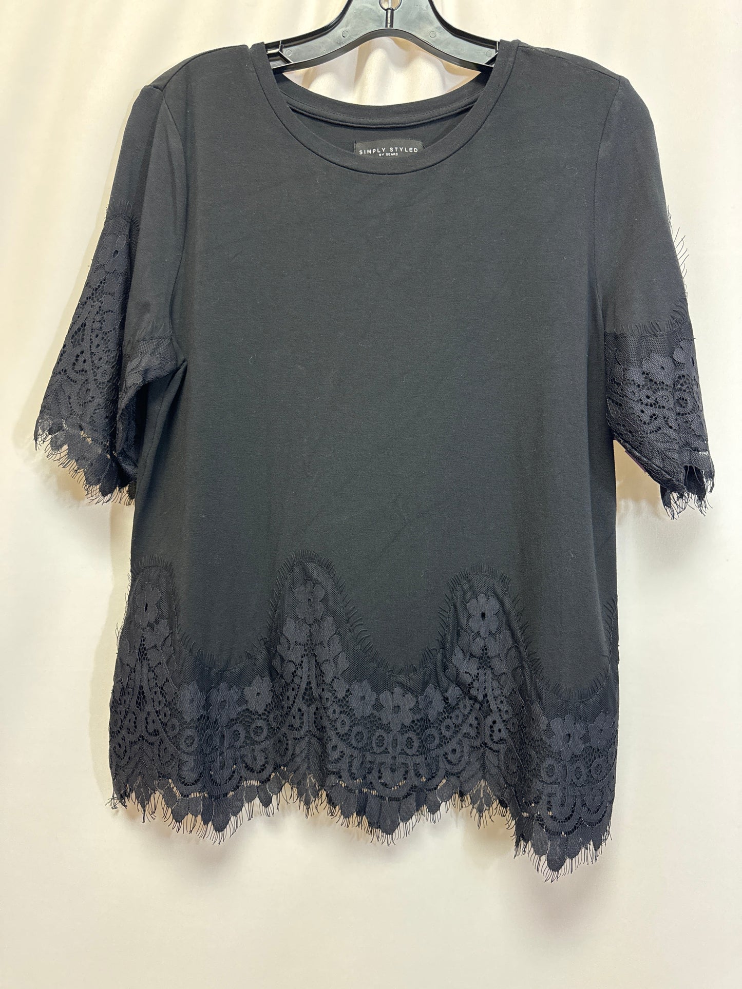 Top Short Sleeve By Simply Styled  Size: M