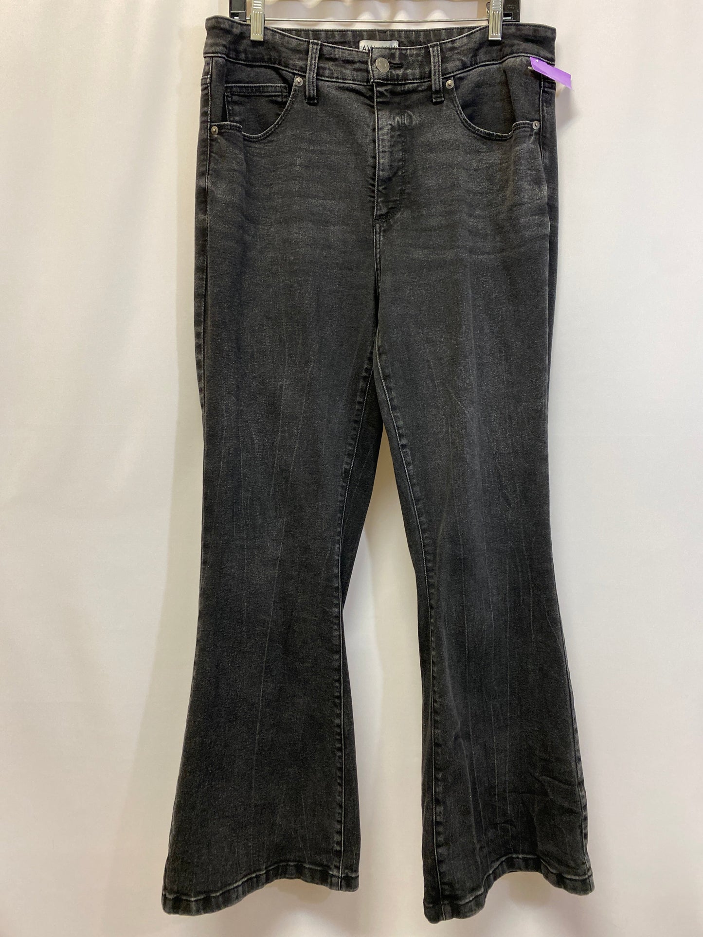 Black Jeans Flared Ava & Viv, Size 16