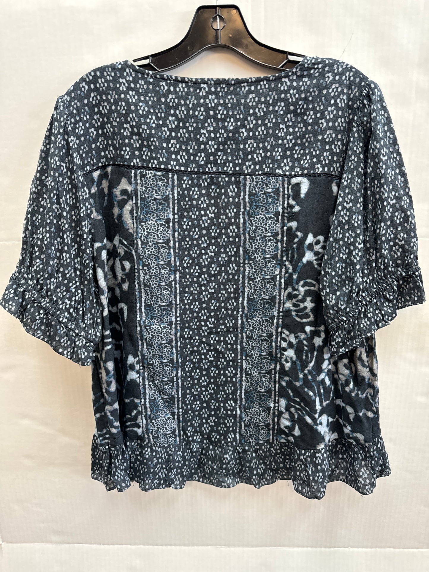 Top Short Sleeve By Lucky Brand  Size: L