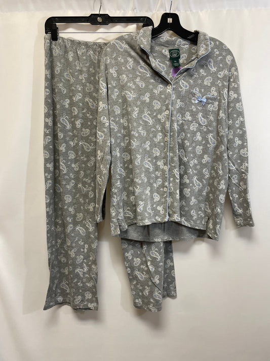 Grey Pajamas 2pc Laura Ashley, Size Xl