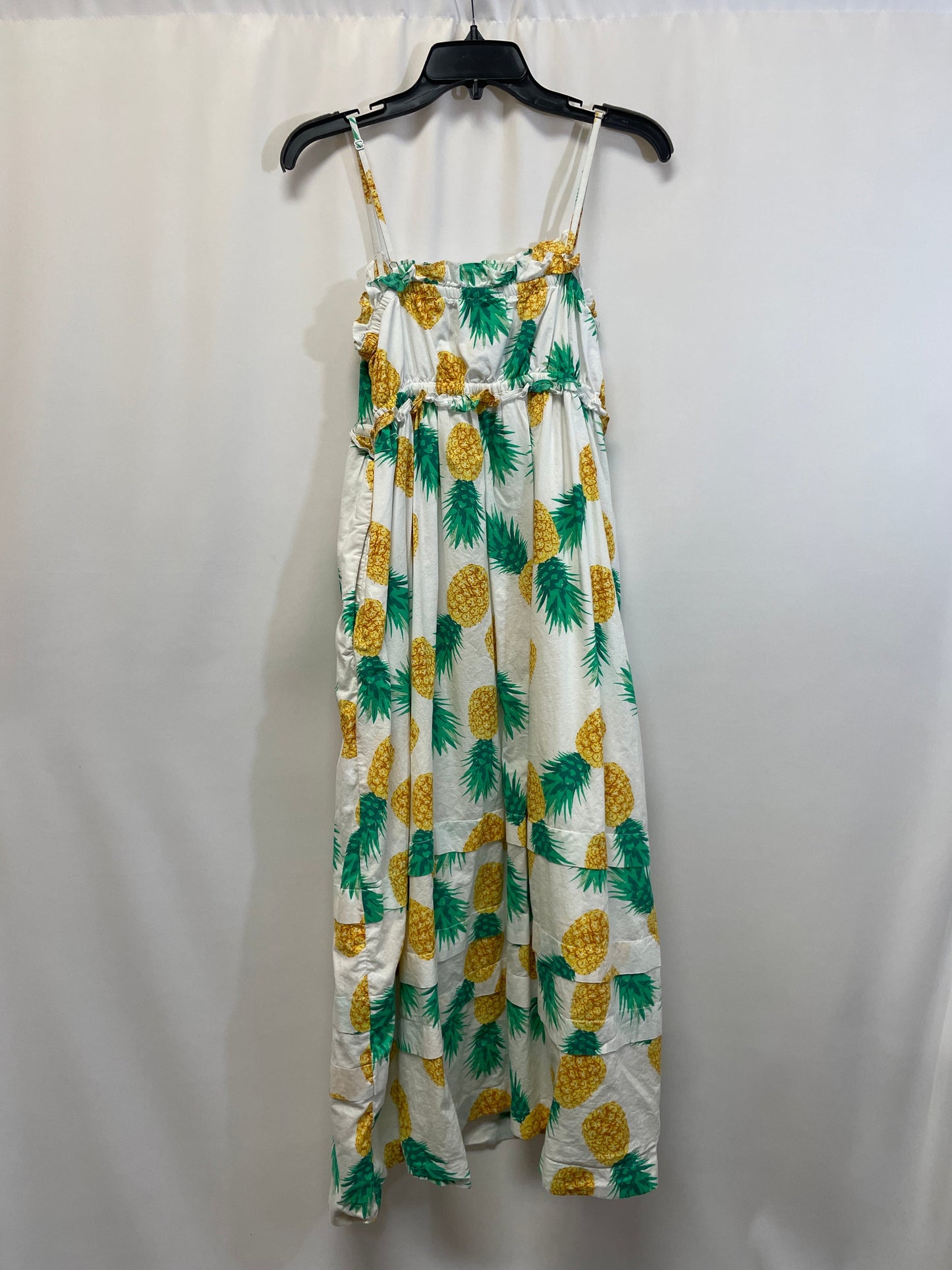 White Dress Casual Maxi J. Crew, Size M