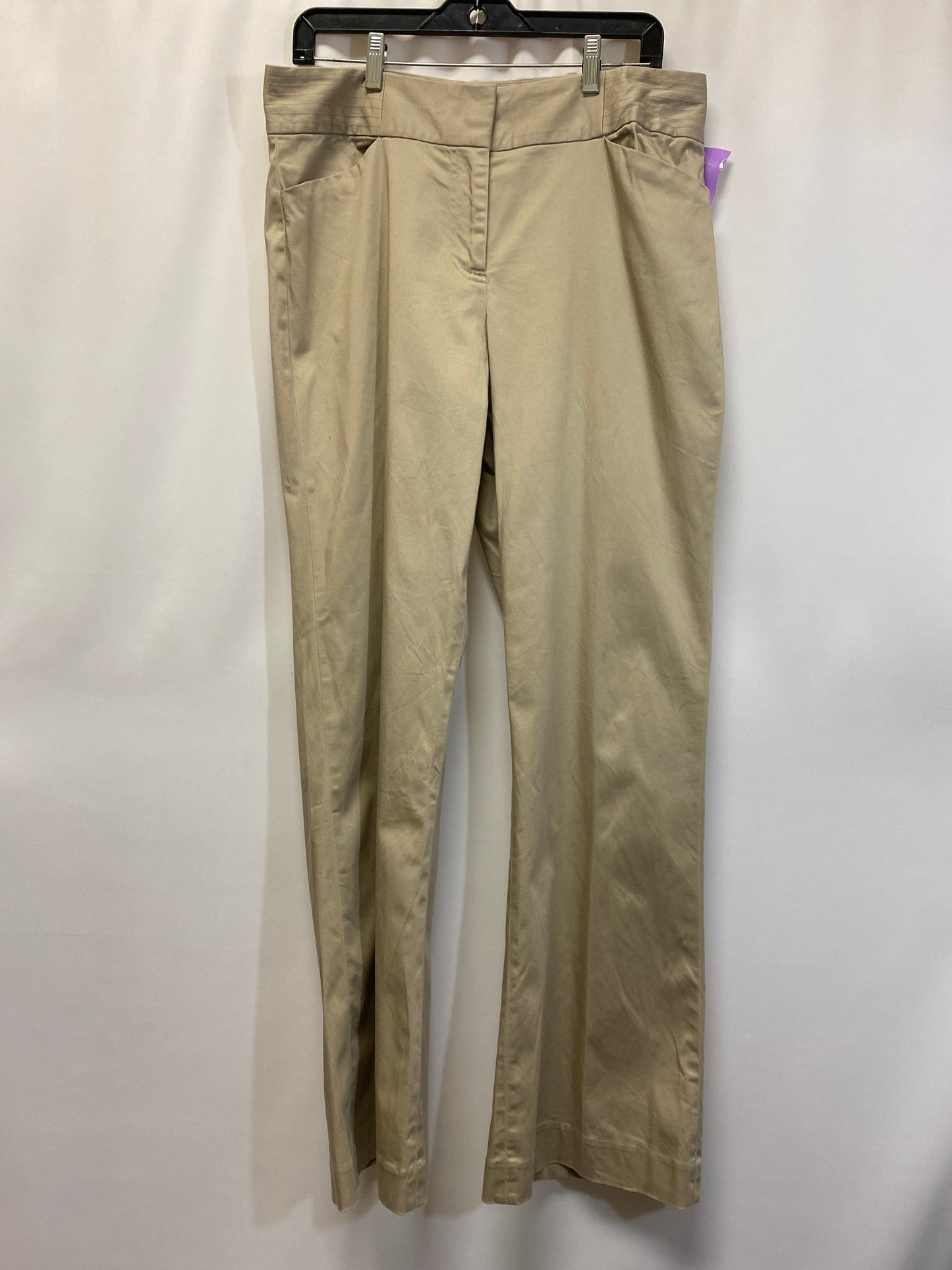 Tan Pants Dress Cremieux, Size 12