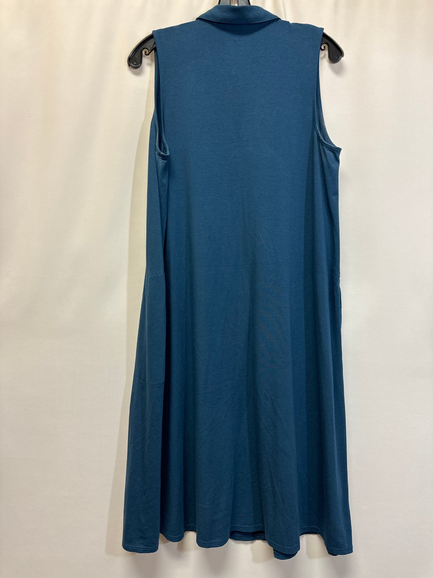 Blue Dress Casual Maxi J. Jill, Size M