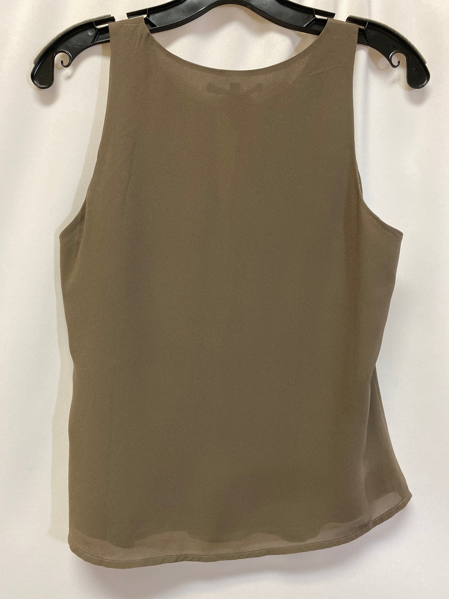 Brown Top Sleeveless Naked Zebra, Size M