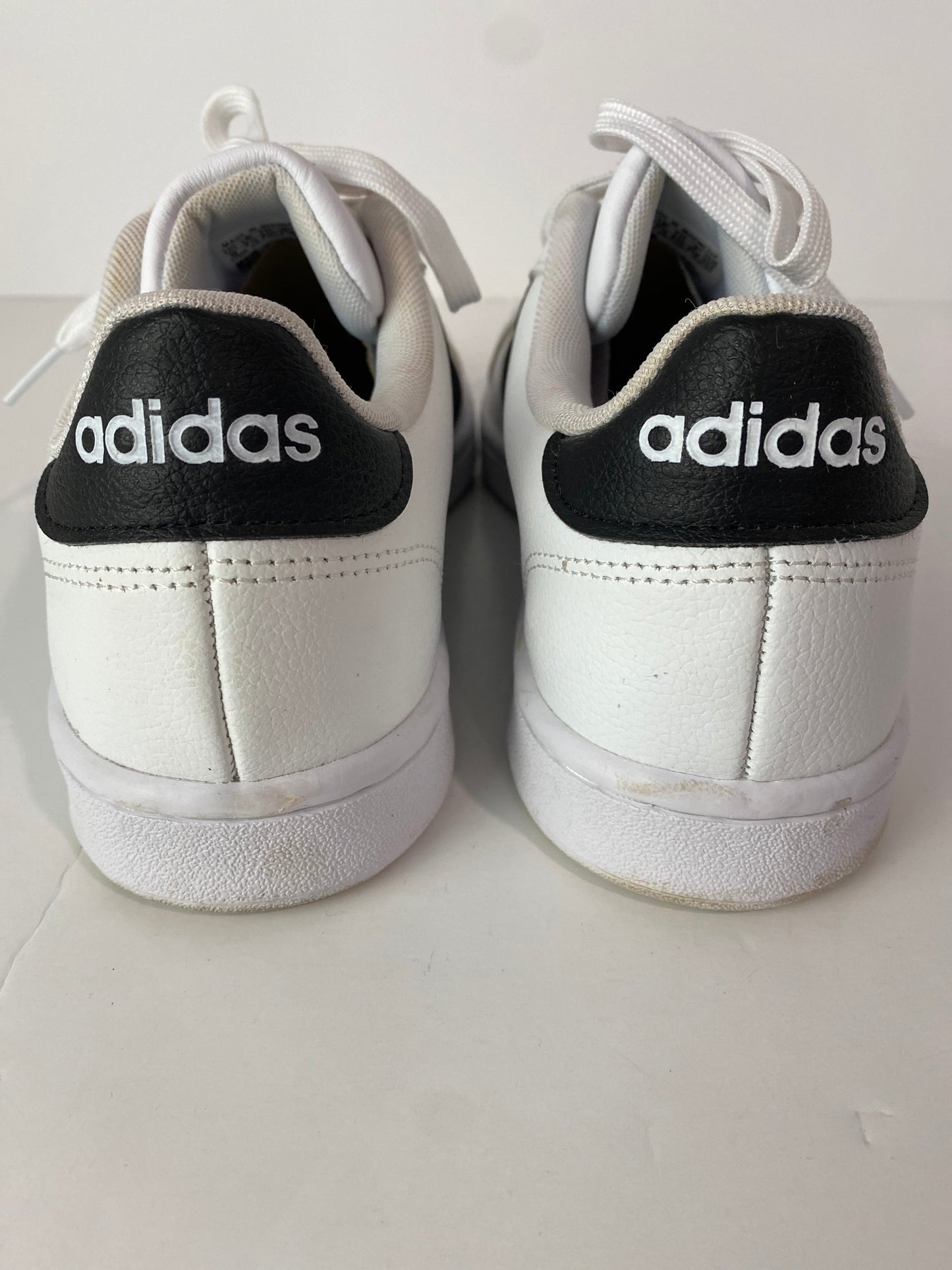 White Shoes Sneakers Adidas, Size 9