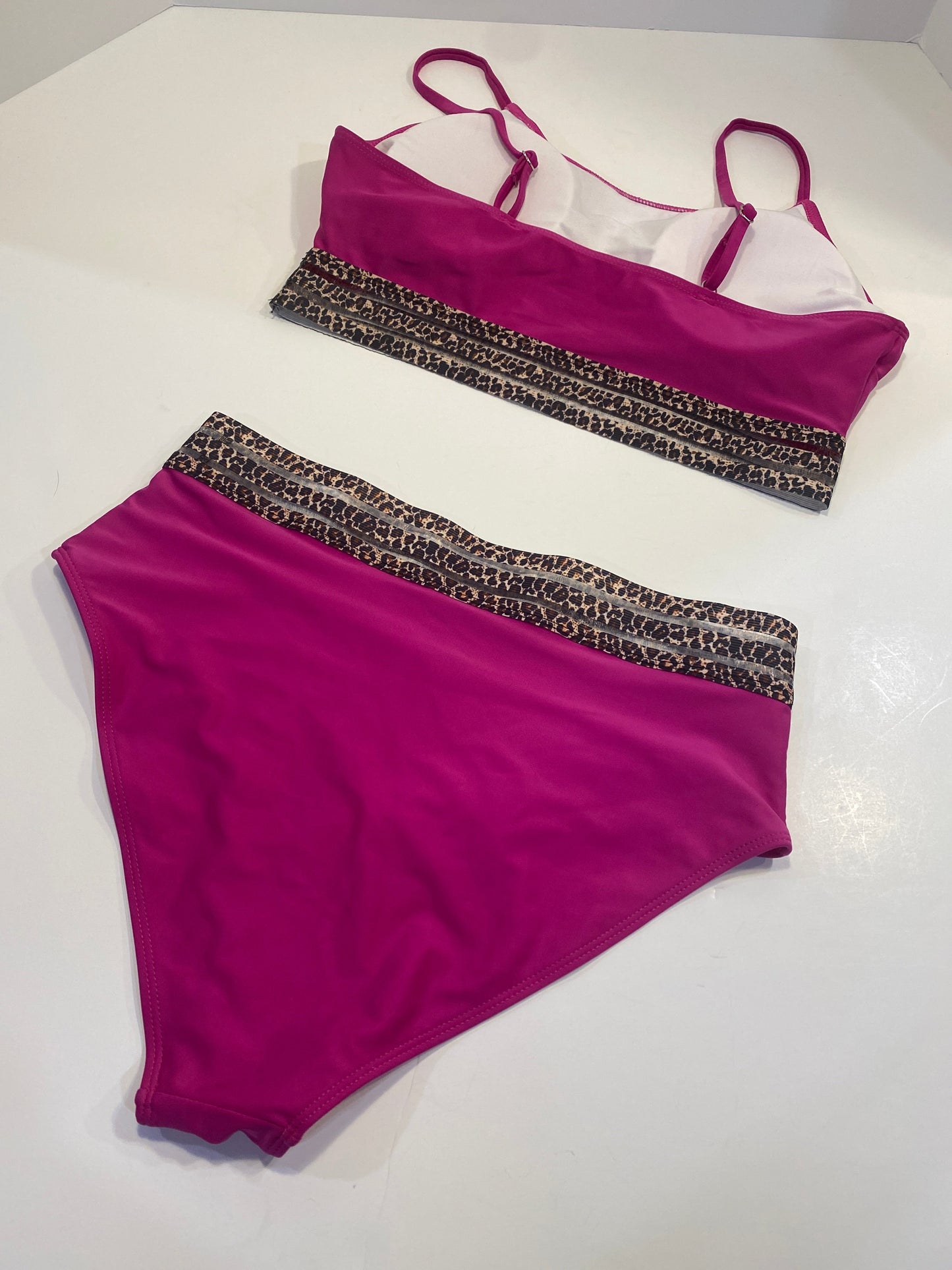 Pink Swimsuit 2pc Clothes Mentor, Size 1x