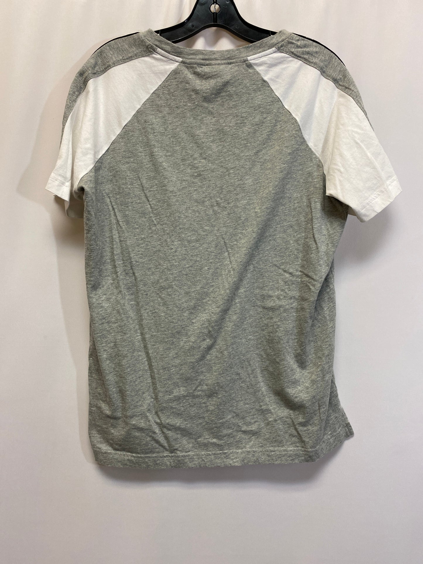 Grey Top Short Sleeve Pink, Size S