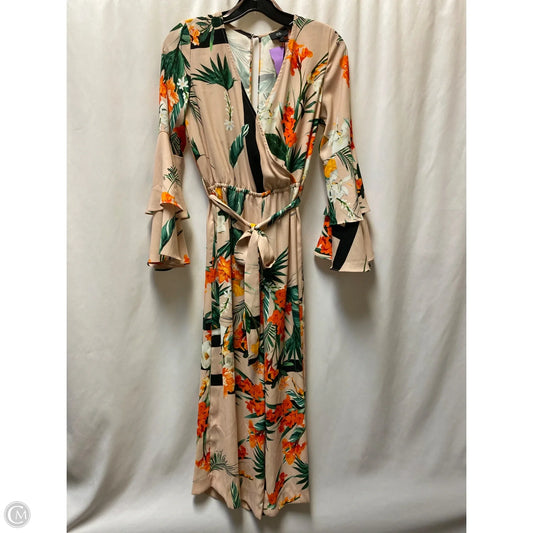 Jumpsuit by Clothes Mentor In Tan, Size: M