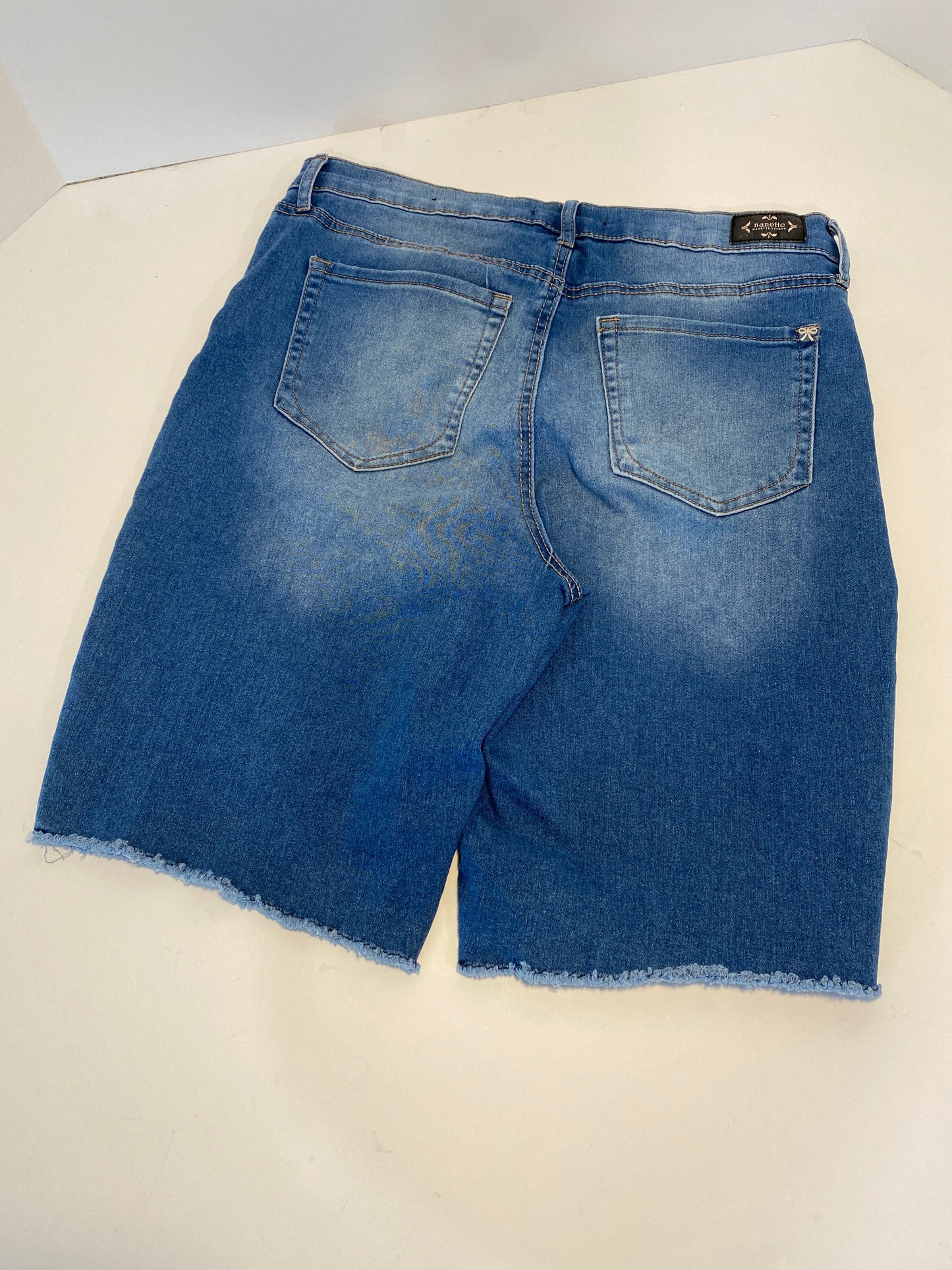 Blue Denim Shorts Nanette By Nanette Lepore, Size 8