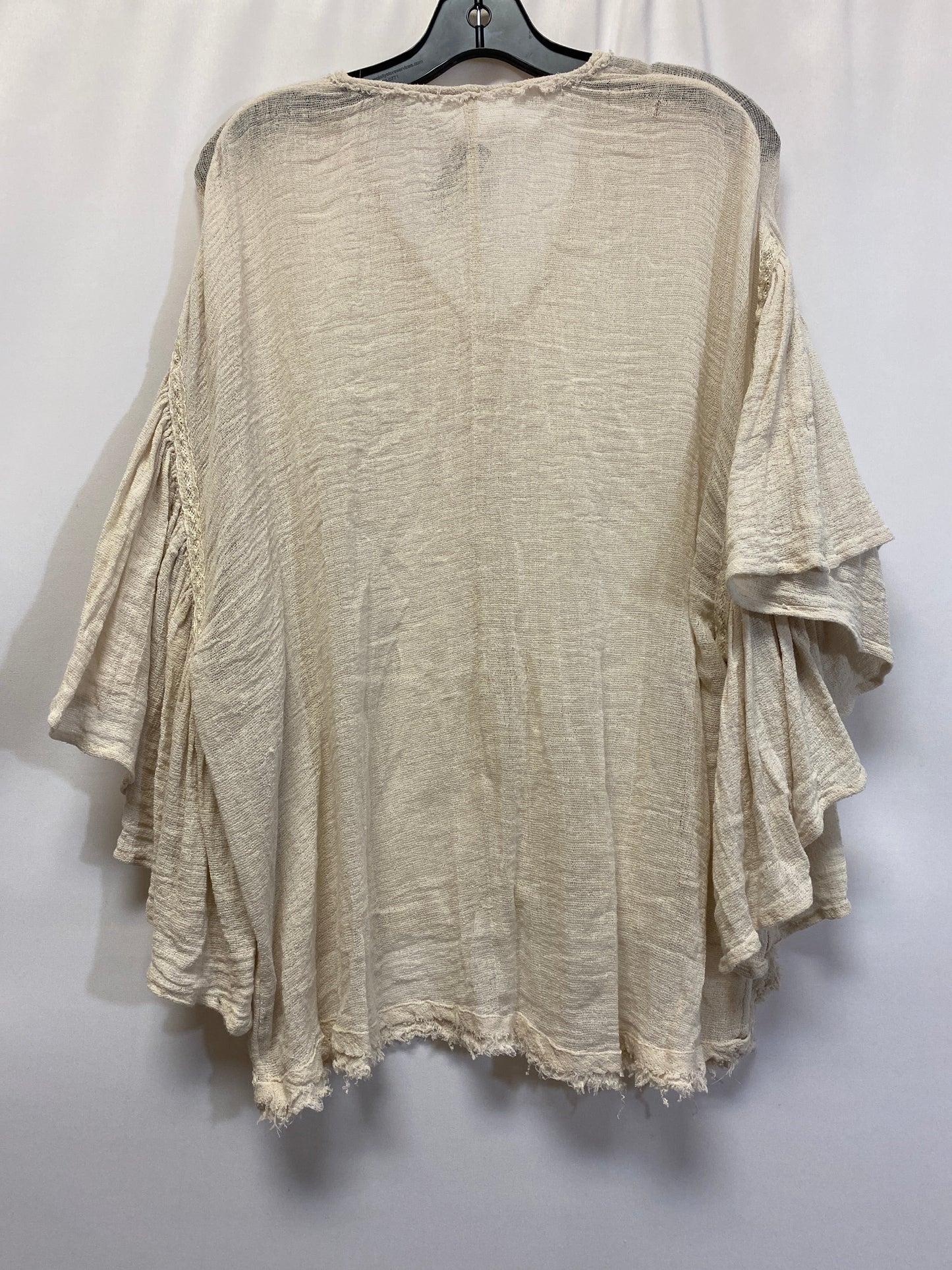 Tan Top 3/4 Sleeve Free People, Size S