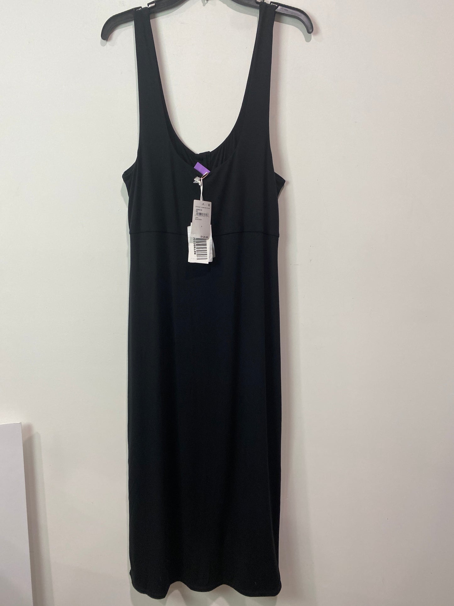 Black Dress Casual Maxi Good American, Size 2x
