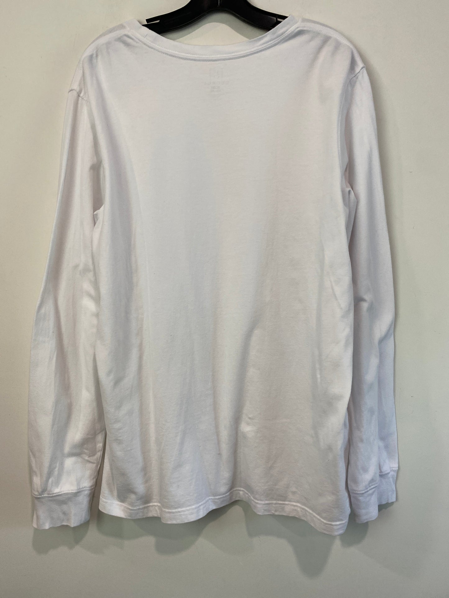 White Top Long Sleeve George, Size Xl