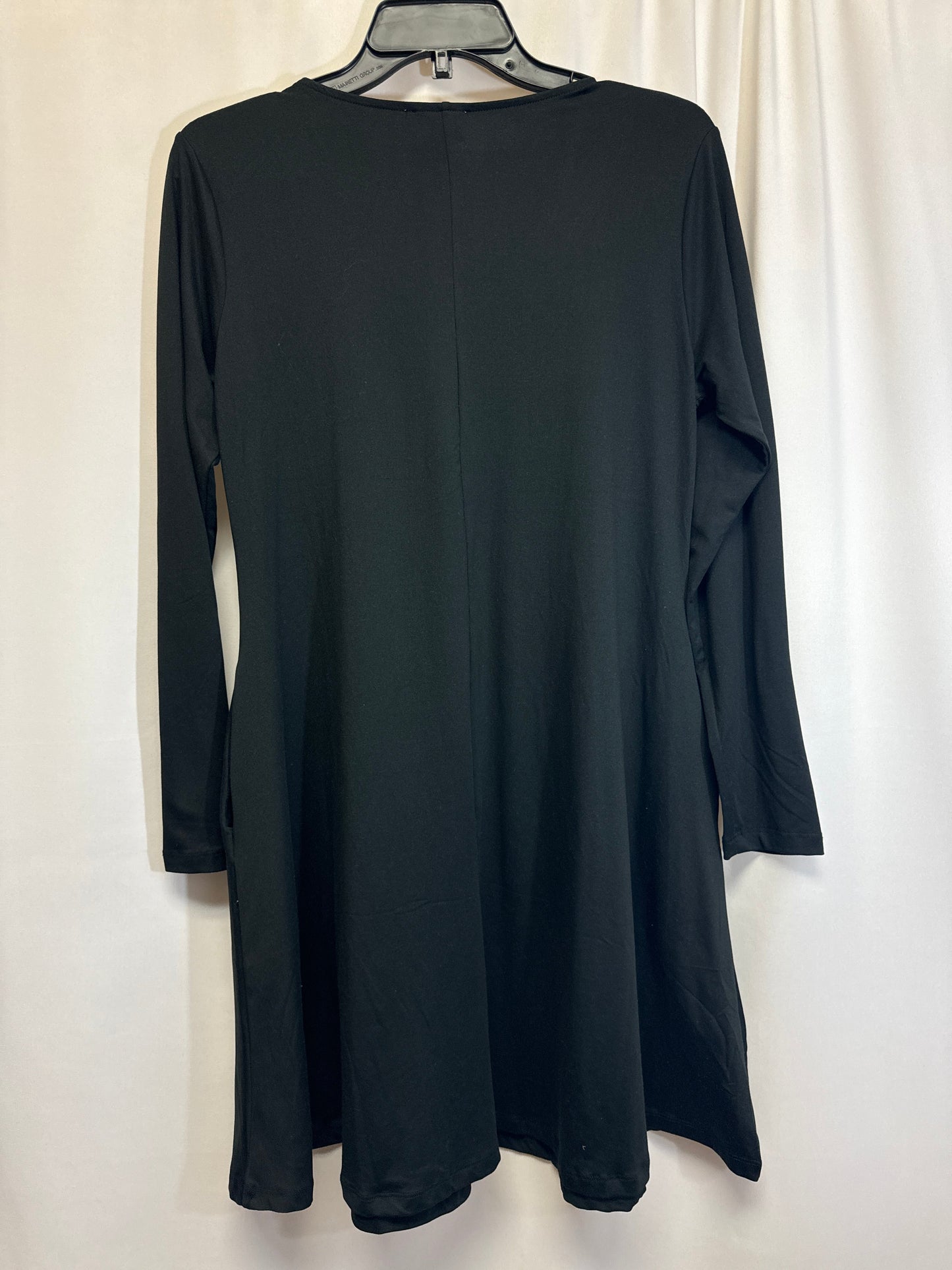 Black Dress Casual Midi Yelete, Size S