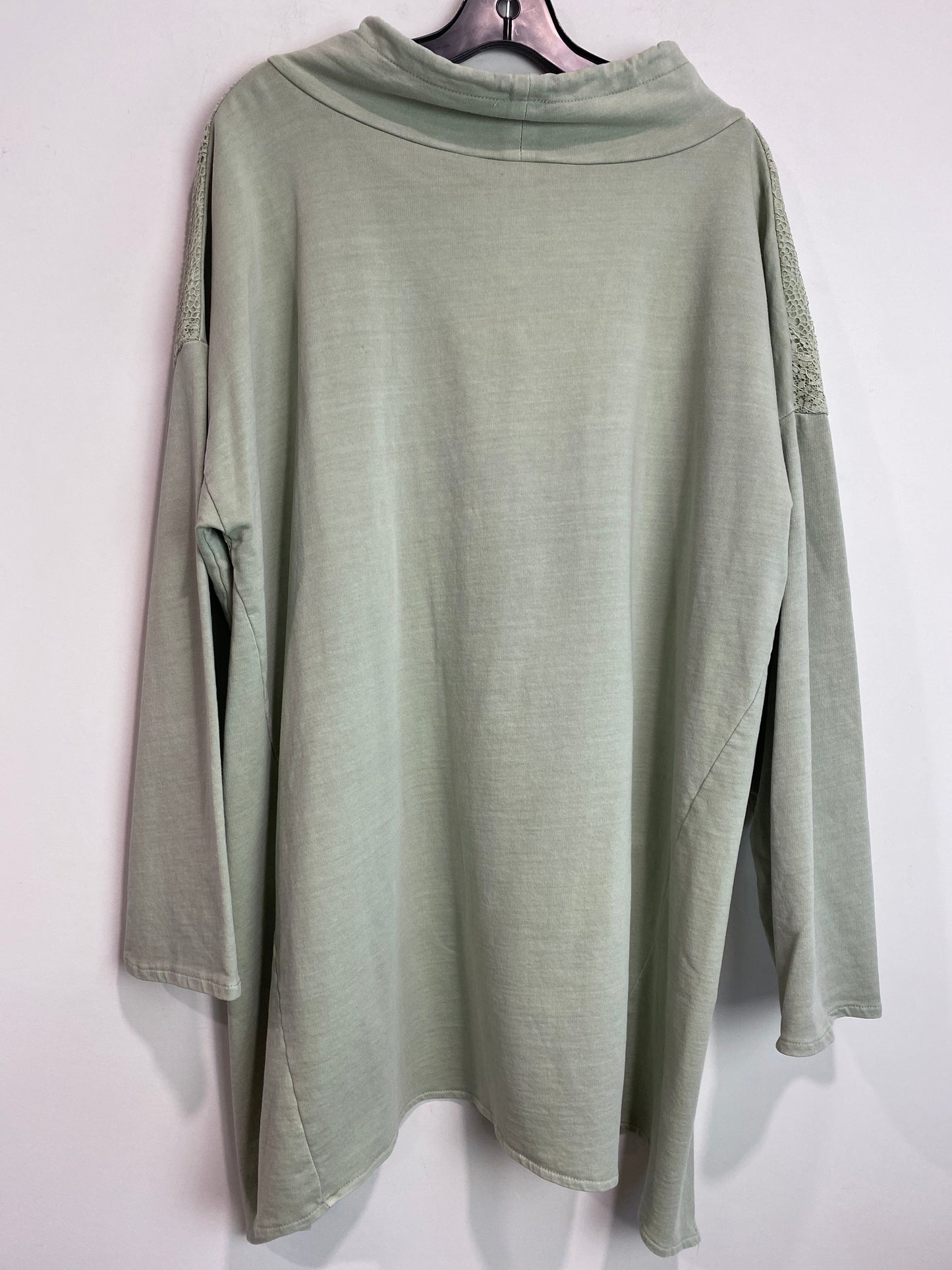 Green Top Long Sleeve Kaktus, Size Xxl