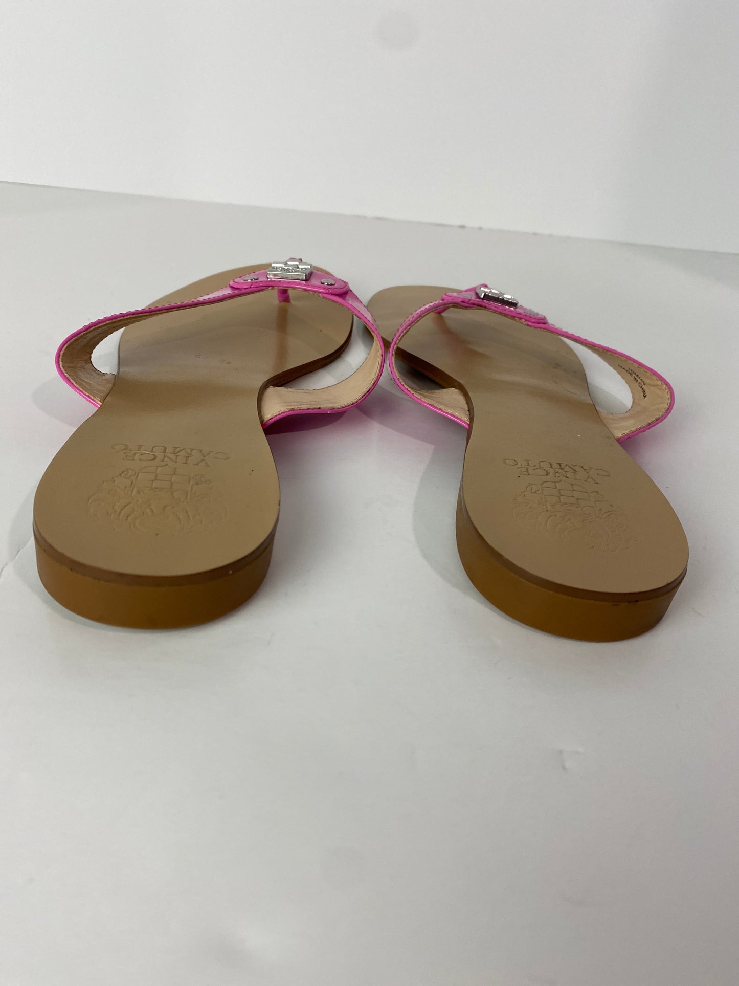 Pink Sandals Flats Vince Camuto, Size 10