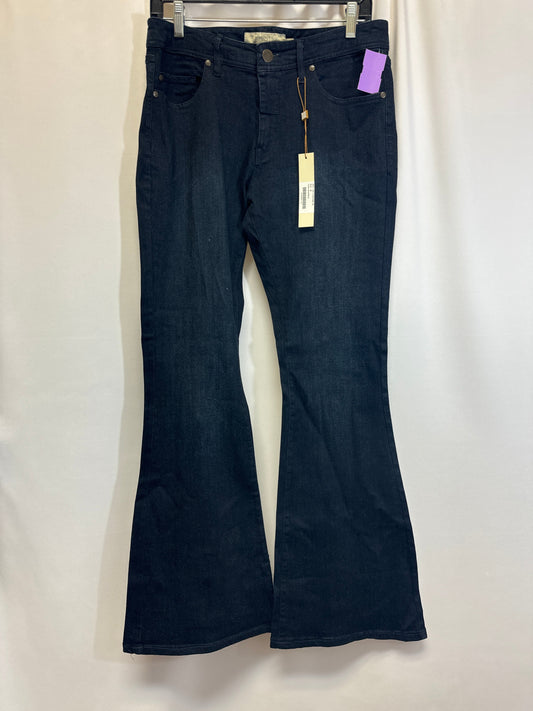 Blue Denim Jeans Flared Clothes Mentor, Size 8