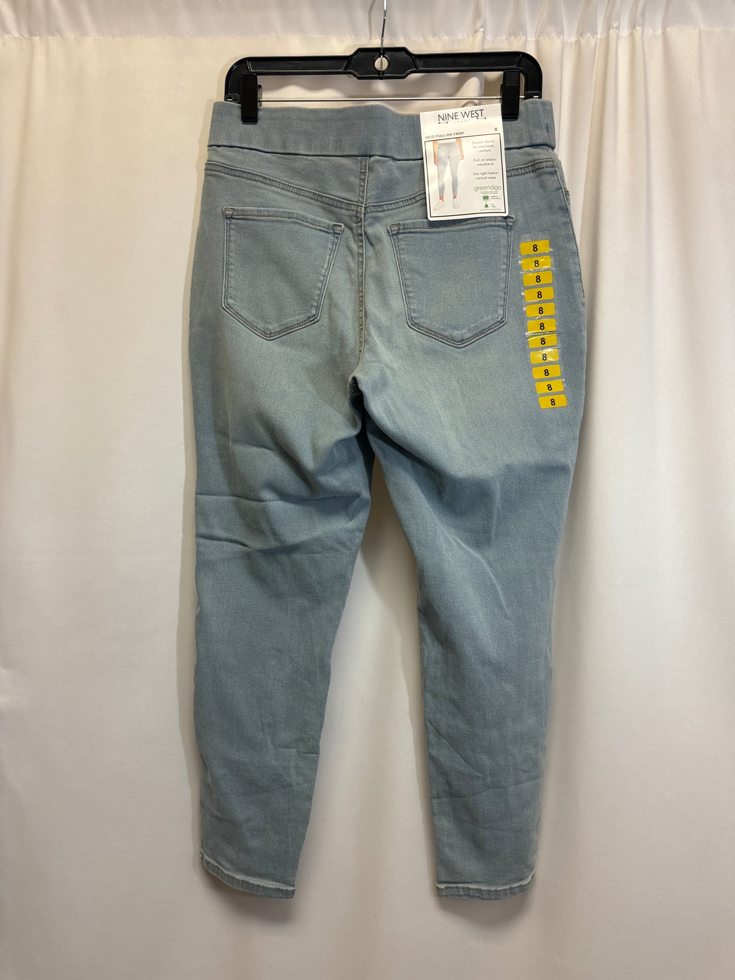 Blue Denim Jeans Cropped Nine West, Size 8