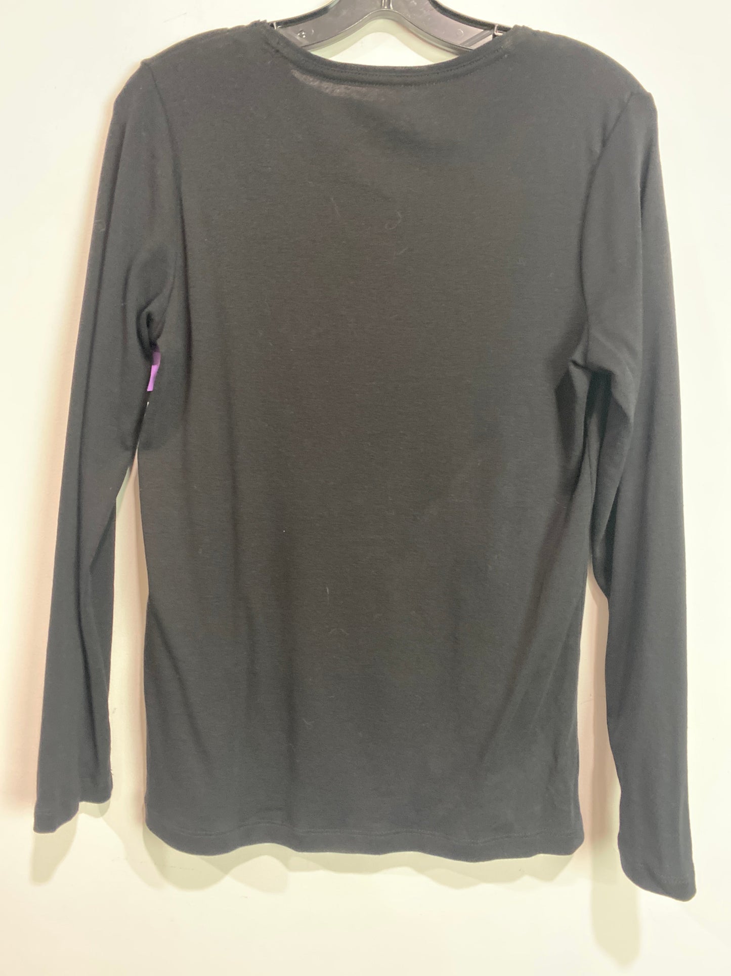 Black Top Long Sleeve Chicos, Size M