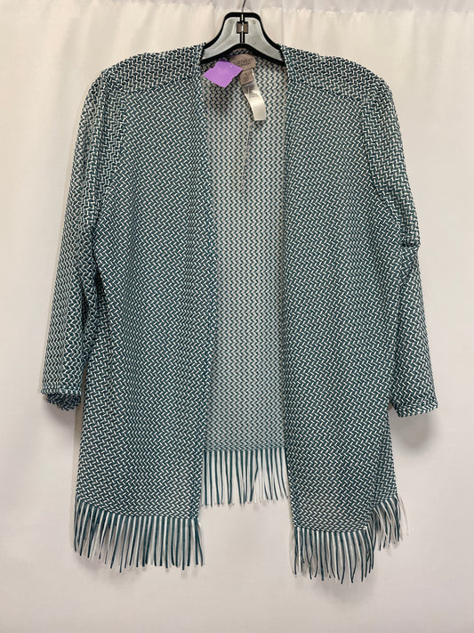 Teal Cardigan Chicos, Size M