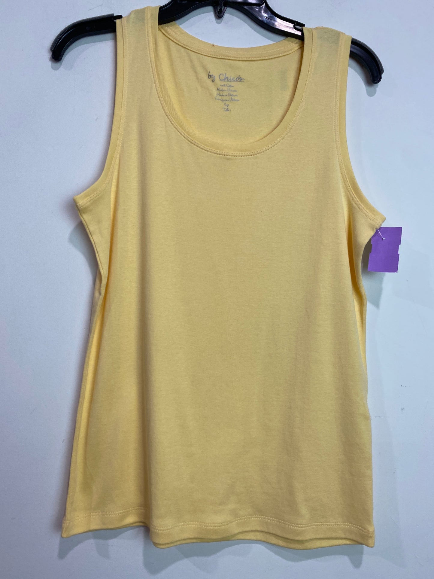 Yellow Tank Top Chicos, Size M