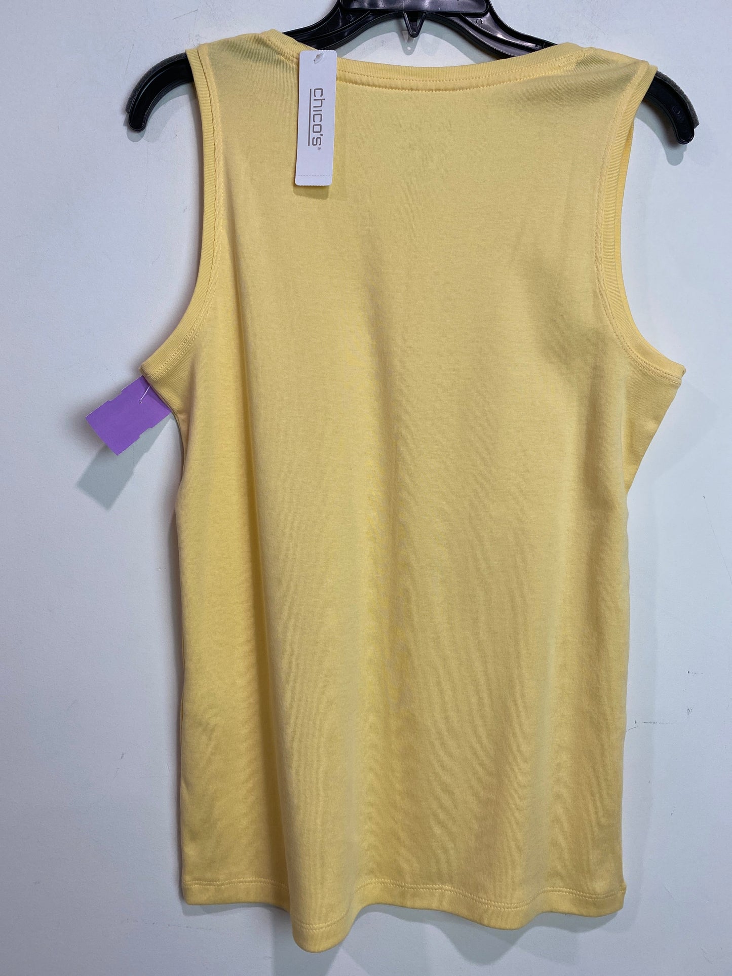 Yellow Tank Top Chicos, Size M