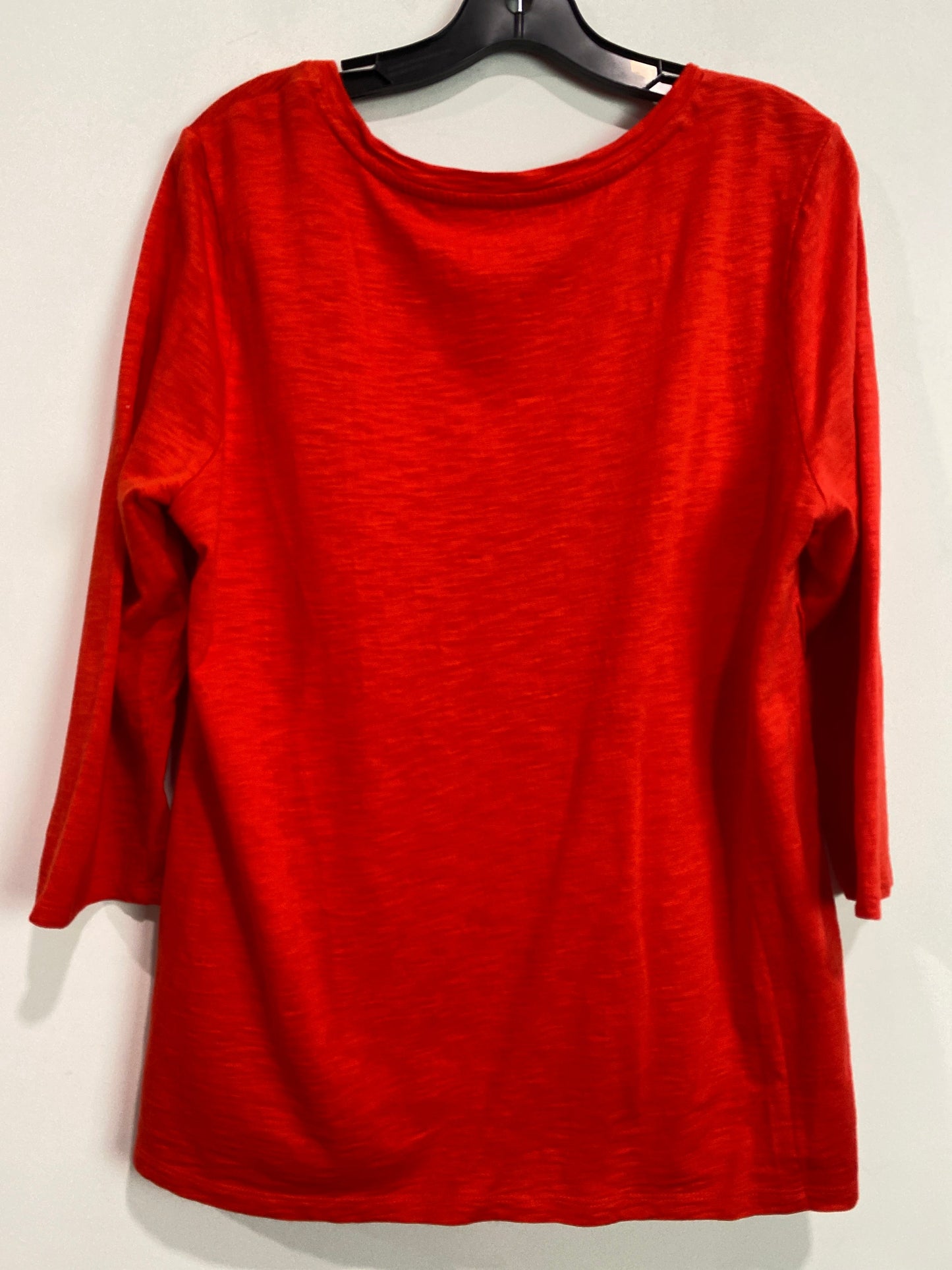 Red Top 3/4 Sleeve Chicos, Size L